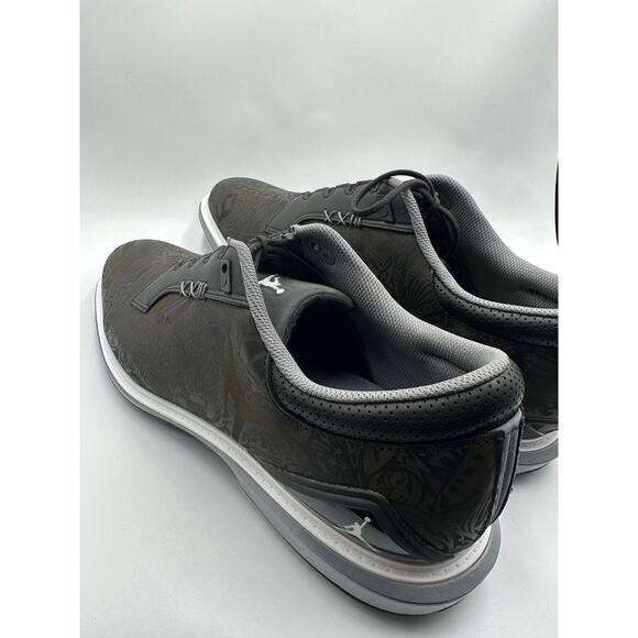 Mens Size 15 Jordan Golf Shoes ADG 5 Plain Toe Lace Up Brown Printed FQ6642-003
